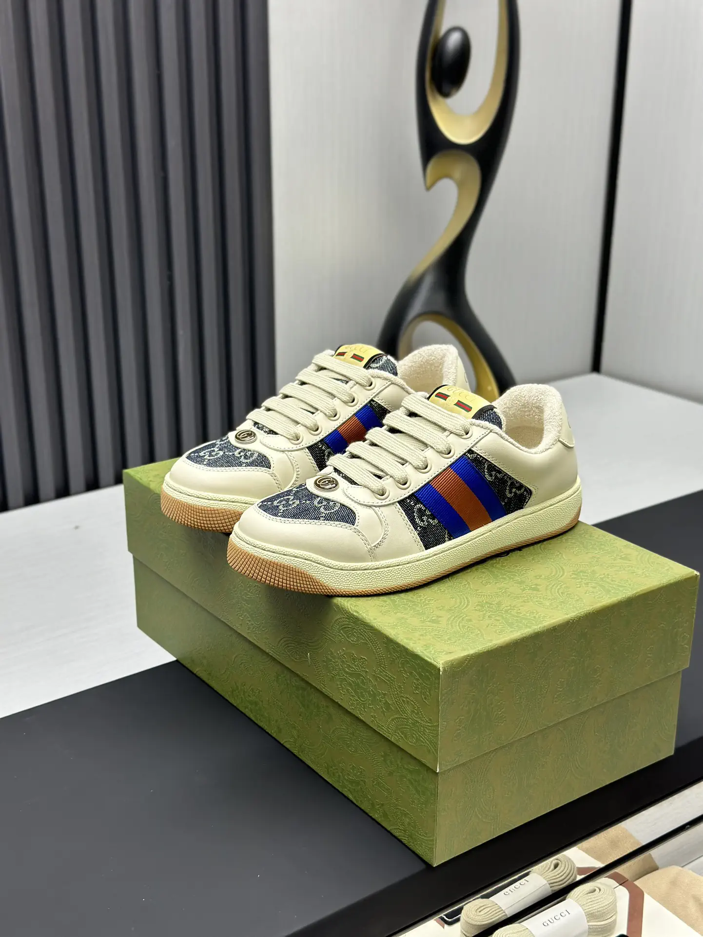 Screener Series Distressed Casual Sneakers image 1