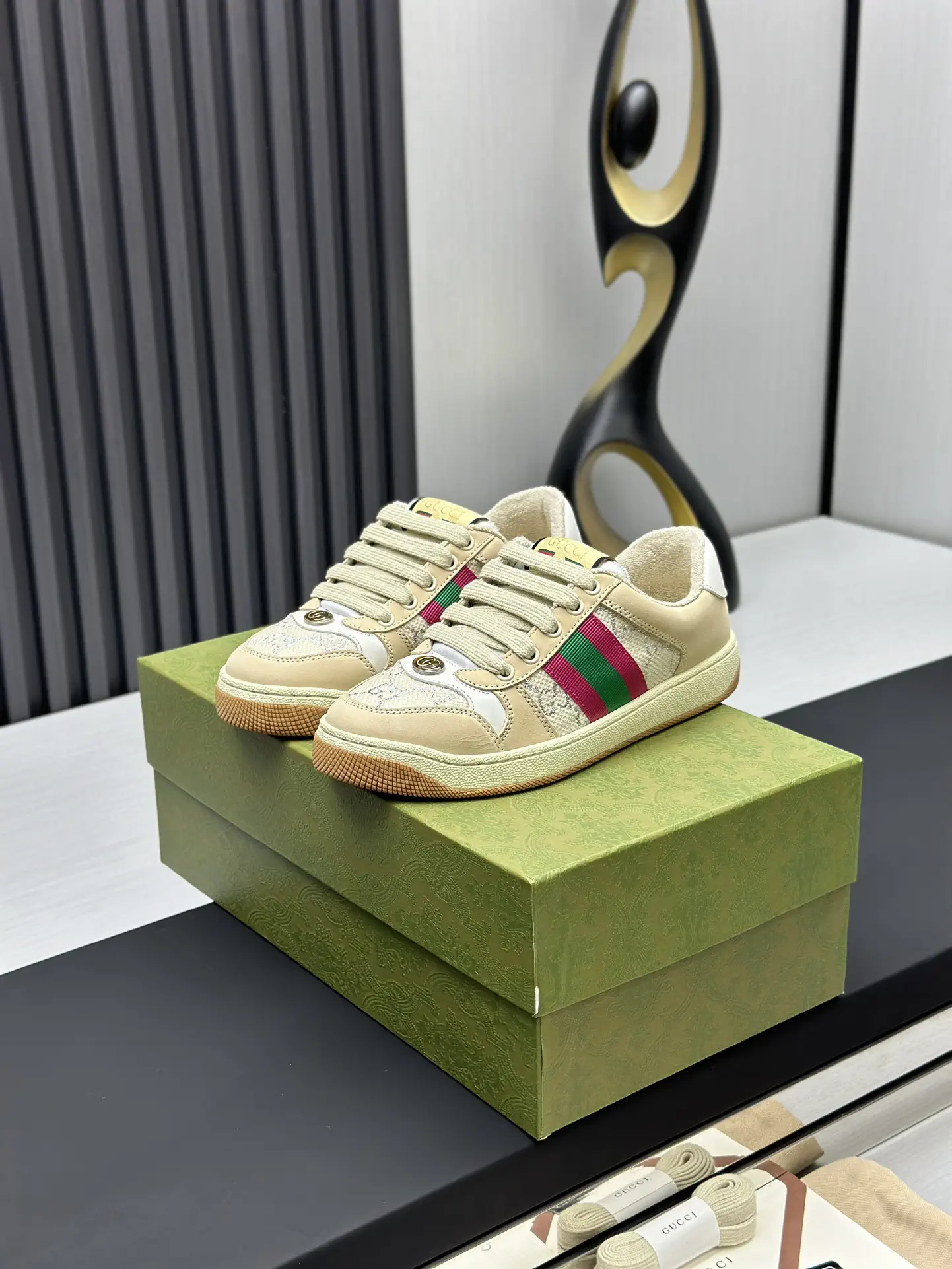 Screener Series Distressed Casual Sneakers image 1
