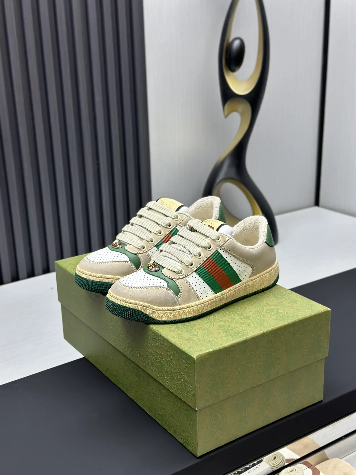 Screener Series Distressed Casual Sneakers image 1