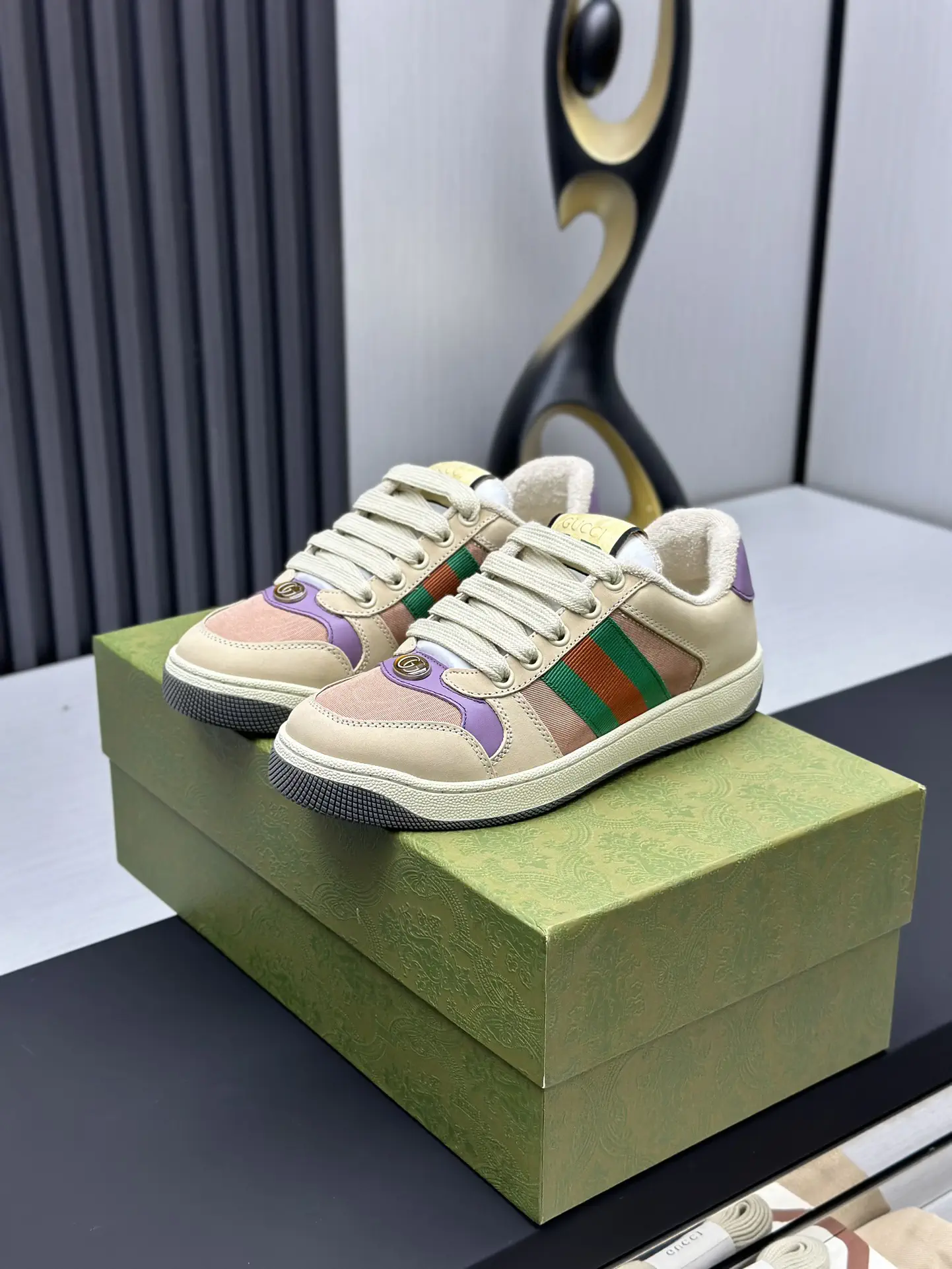 Screener Series Distressed Casual Sneakers image 1