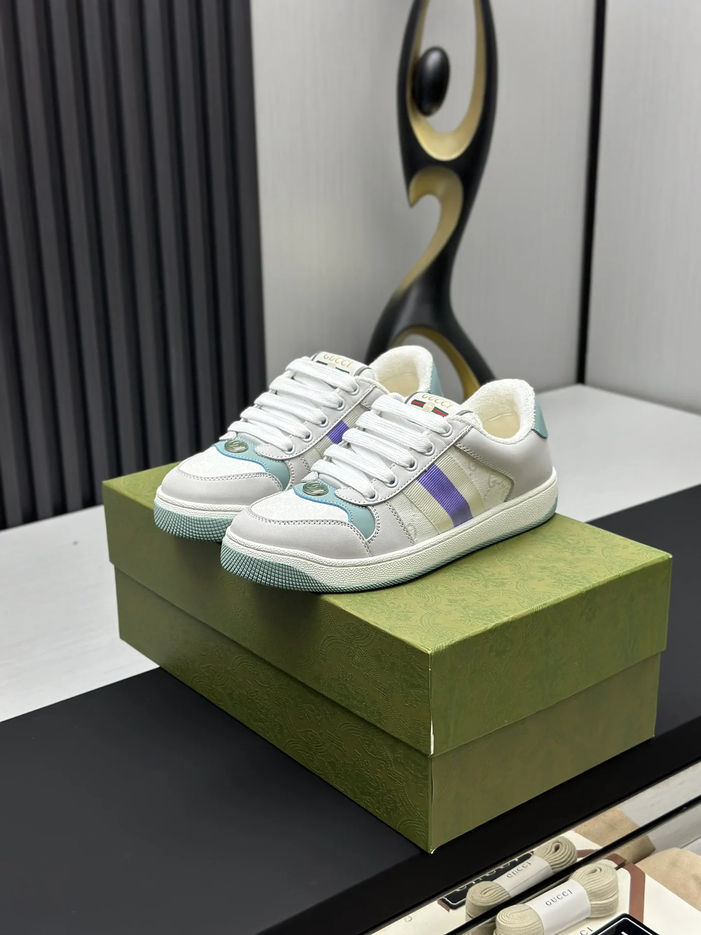 Screener Series Distressed Casual Sneakers image 1