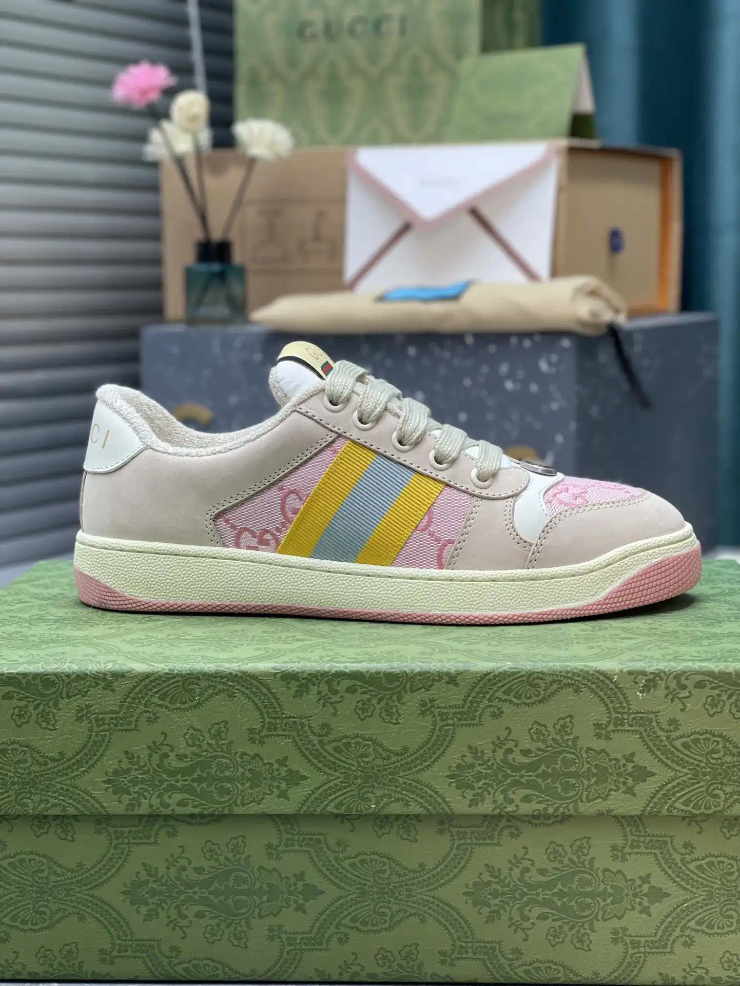 Screener Series Distressed Casual Sneakers image 1