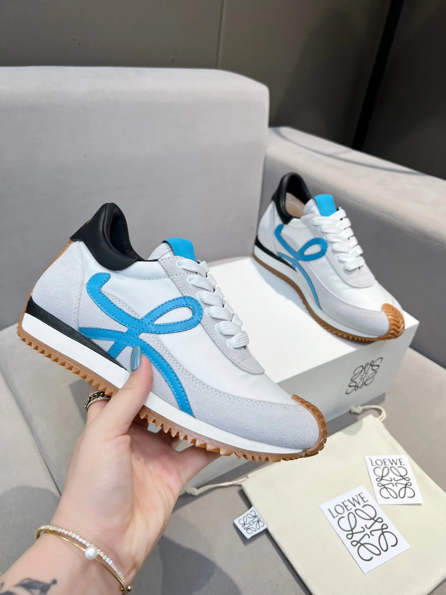 LOEWE Unisex Retro Training Sneakers image 1
