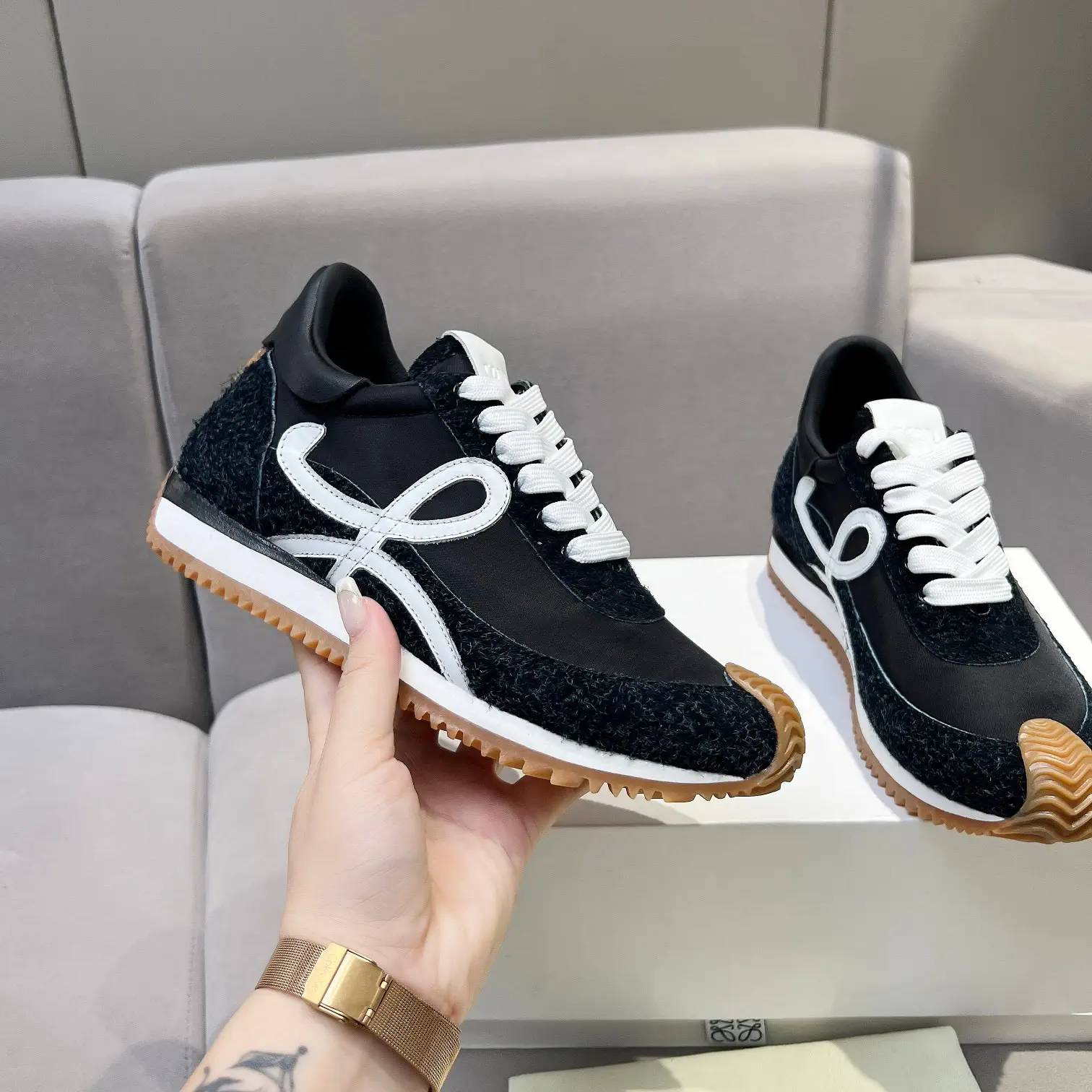 LOEWE 2024 Couple's 2nd Generation Low-Top Casual Sneakers image 1