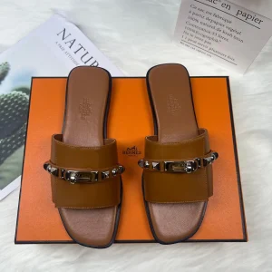 Hermes Slippers New Color Fully Wrapped Midsole New Version image 1