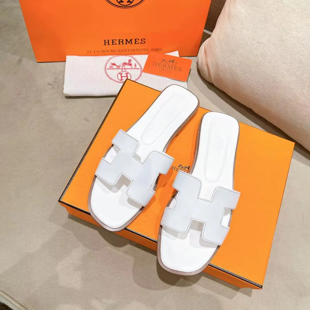 Hermes H Slippers image 1
