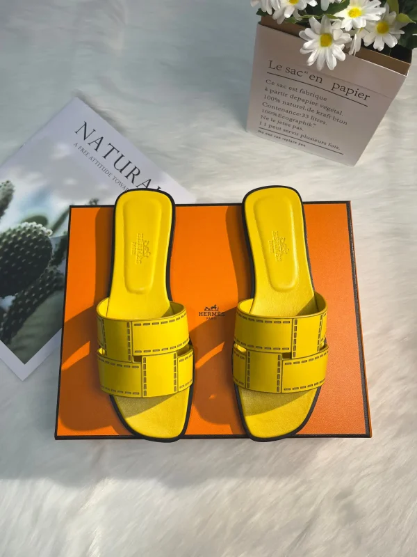 Hermès New Color Fully Wrapped Midsole Slippers image 1