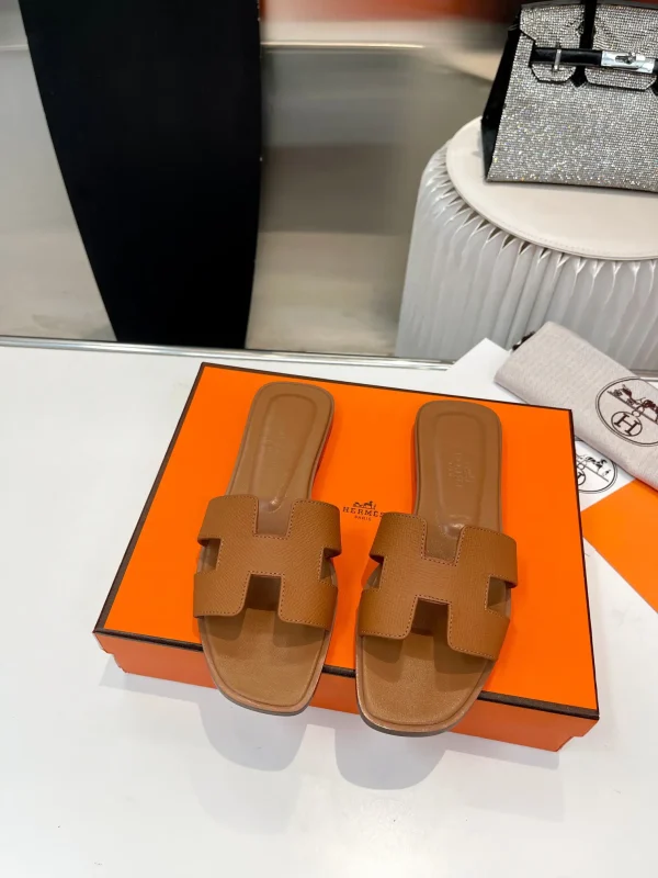 Hermes Oran H Slides Sandals image 1