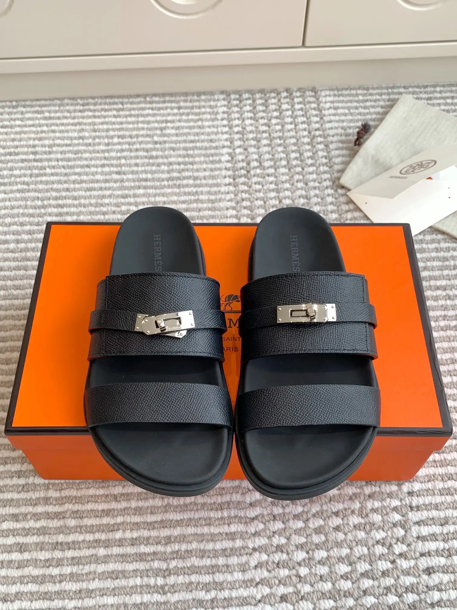 Chypre Series Kelly Buckle Slippers image 1