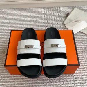 Chypre Series Kelly Buckle Slippers image 1