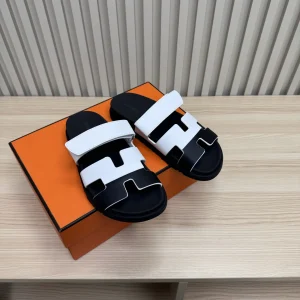Hermes Sheepskin Slippers image 1