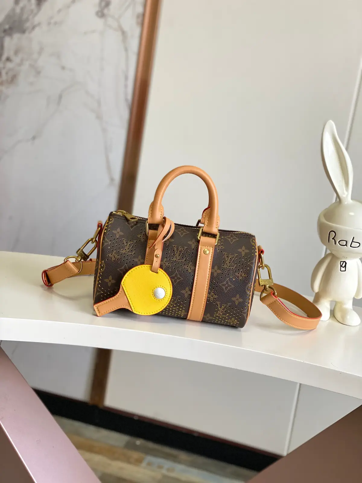 Louis Vuitton Keepall Bandoulière 25 Monogram Grid Top Handle Bag image 1