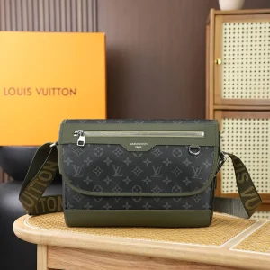 Louis Vuitton Monogram Eclipse Courrier Messenger Bag image 1