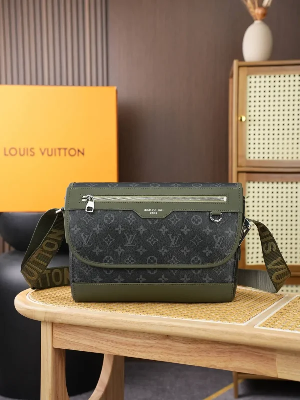 Louis Vuitton Monogram Eclipse Courrier Messenger Bag image 1
