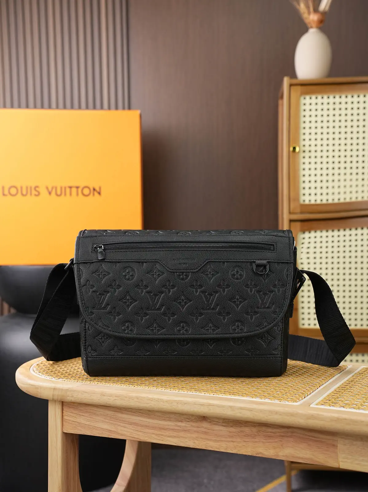 Louis Vuitton Black Monogram Messenger Bag image 1