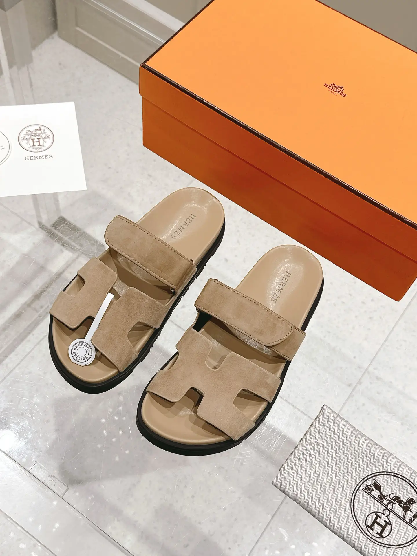 Hermes Chypre Series Retro Sandals image 1