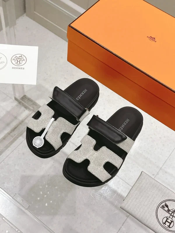 Hermes Chypre Series Retro Velcro Sandals image 1