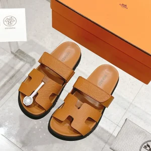 Hermes Chypre Series Retro Velcro Sandals image 1