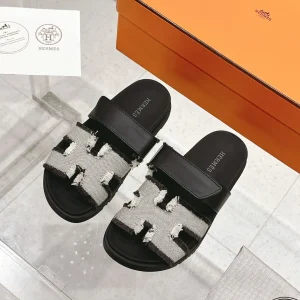 Hermes Chypre Series Retro Velcro Sandals image 1