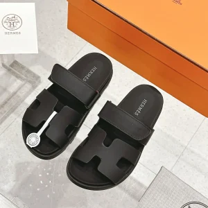 Hermes Chypre Series Retro Velcro Sandals image 1