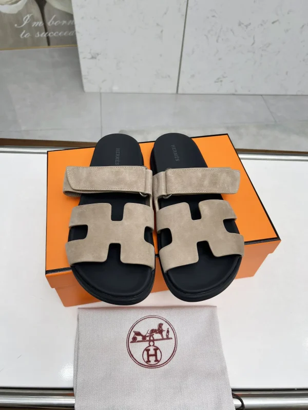 Hermes Chypre H Buckle Flat Sandals image 1