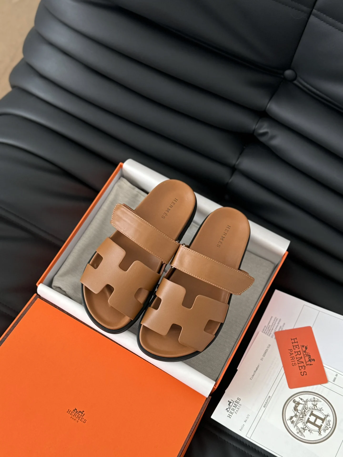 Herme Chye Slide Sandals image 1