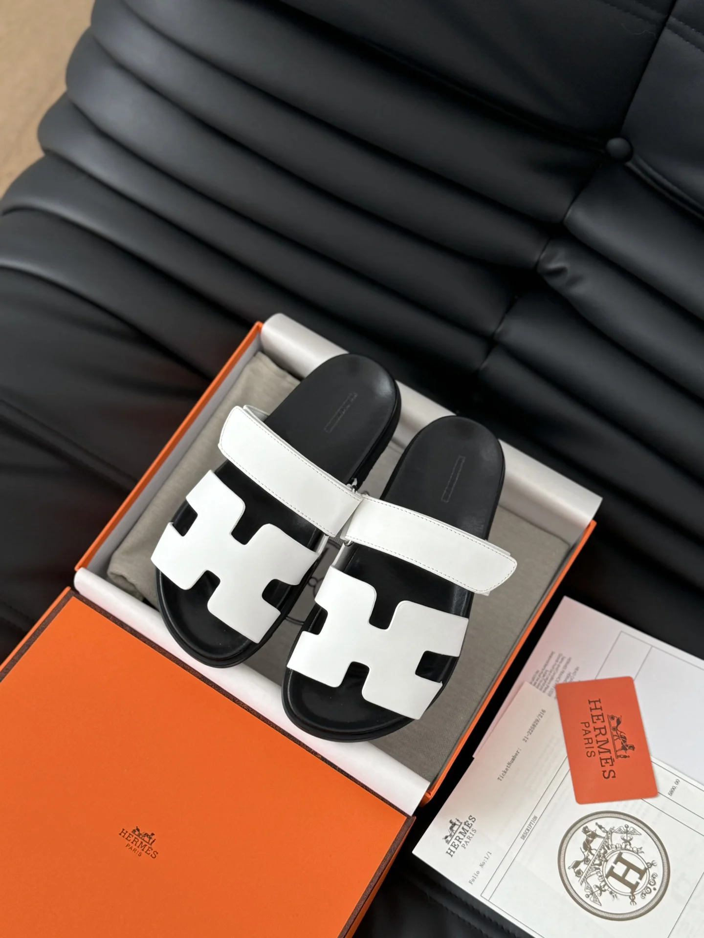 Herme Chye Slide Sandals image 1