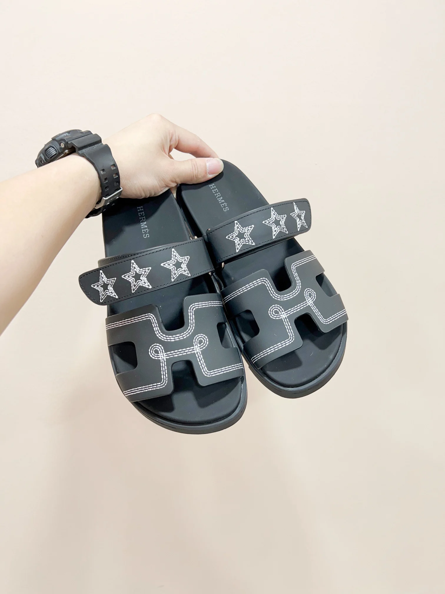 Hermes Unisex Spring Summer Sandals image 1
