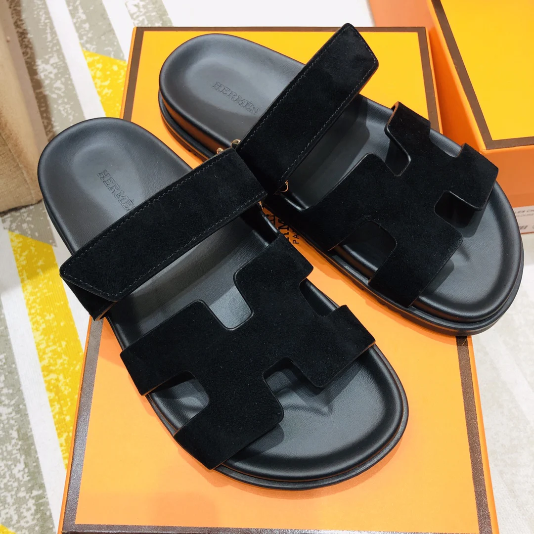 Hermes Chypre Velcro Sandals image 1