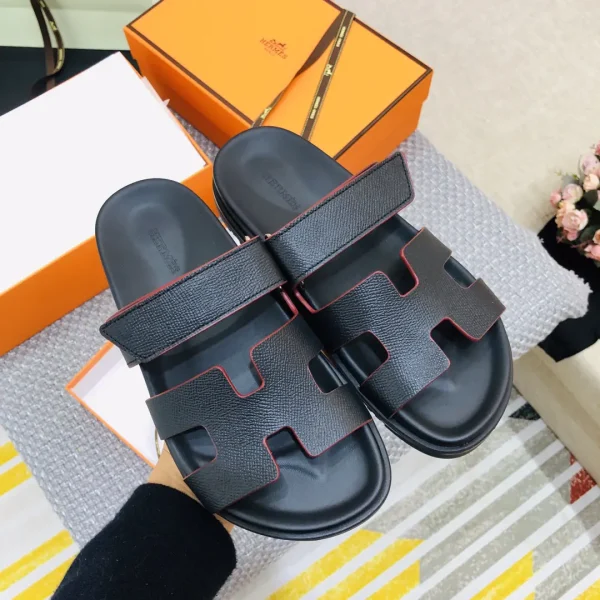 Hermes Chypre Velcro Sandals and Slippers image 1