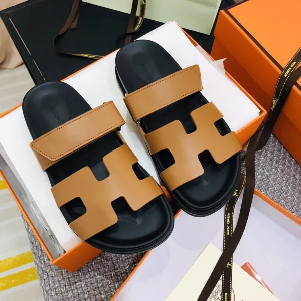 Hermes Chypre Velcro Sandals image 1