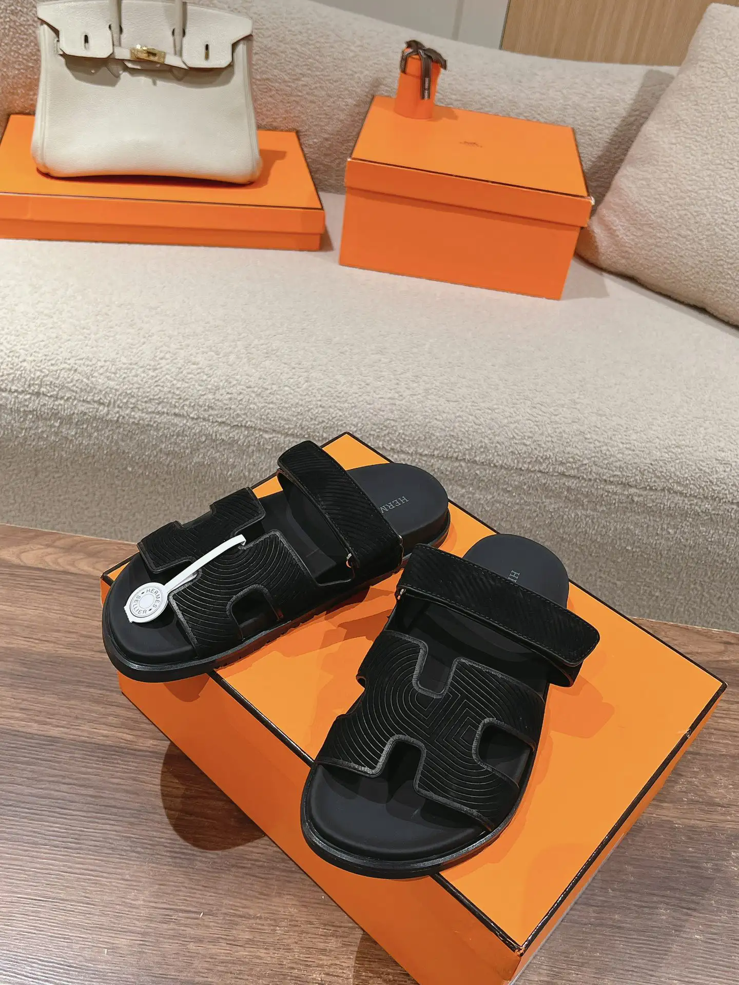 Hermes Calfskin Techwear Sandals image 1