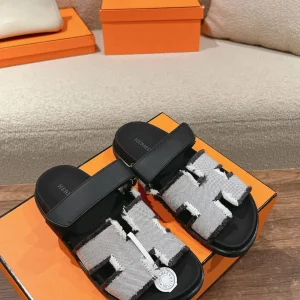 Calfskin Techwear Sandals with Ergonomic Design image 1