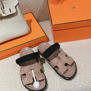 Hermes Calfskin Techwear Sandals with Adjustable Straps image 1
