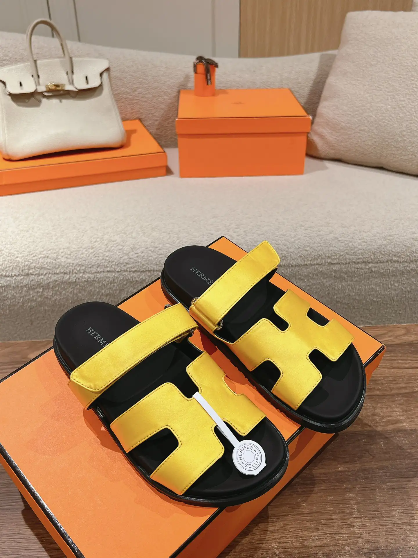Hermes Calfskin Functional Sandals image 1