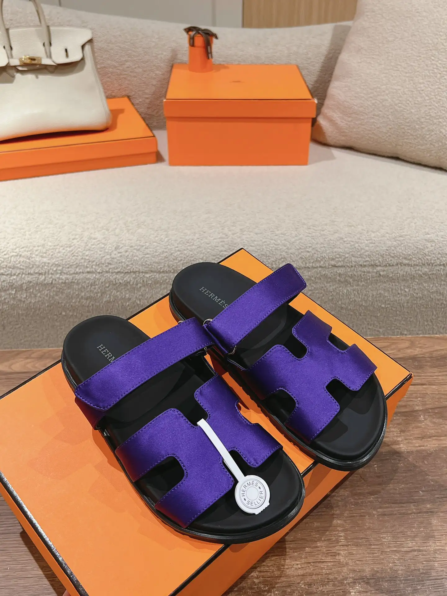 Hermes Top Version Slippers image 1