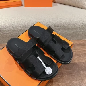 Calfskin Techwear Sandals with Ergonomic Design image 1