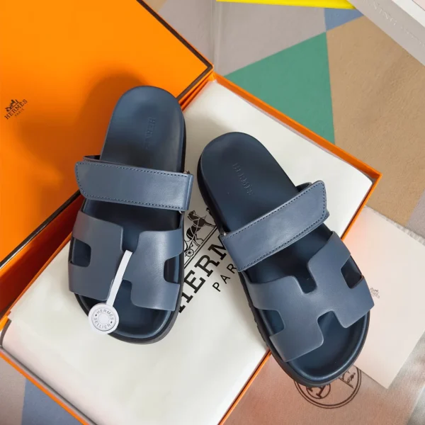 Hermes Chypre Series Suede Sandals image 1