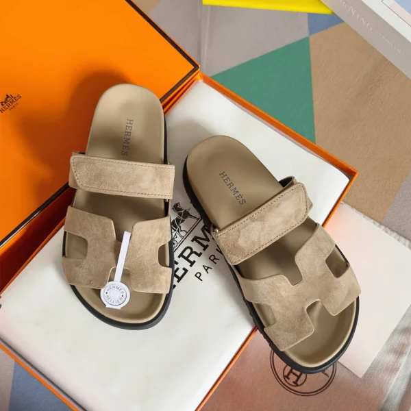 Hermes Chypre Series Retro Velcro Sandals image 1