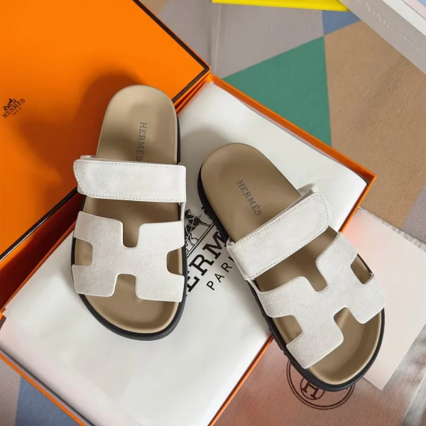 Hermes Chypre Series Suede Sandals image 1