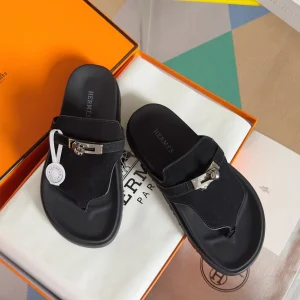 Hermes Chypre Series Retro Velcro Sandals image 1