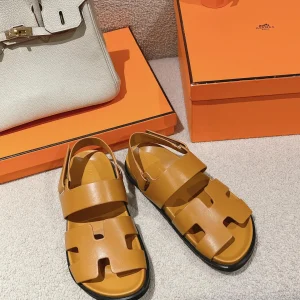 Calfskin Techwear Sandals with Ergonomic Rubber Sole image 1