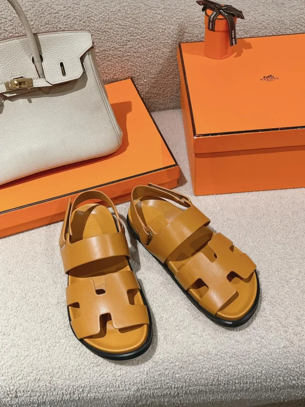 Calfskin Techwear Sandals with Ergonomic Rubber Sole image 1