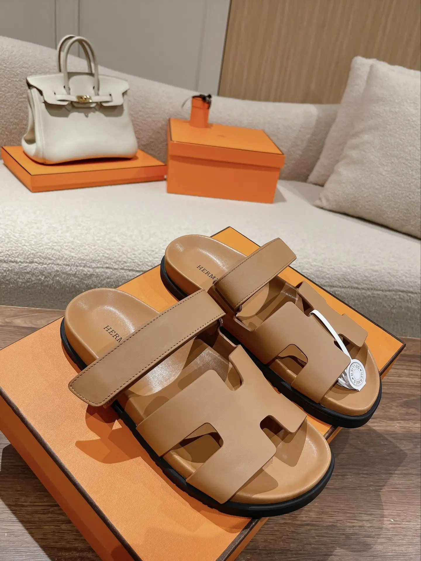 Hermes Couple Slip-on Sandals image 1