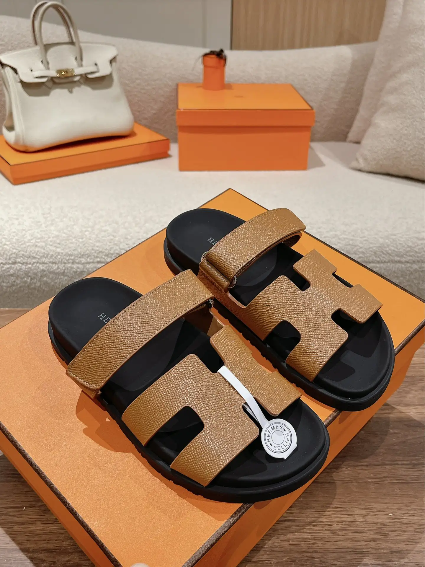 Hermes Couple Slip-on Sandals image 1