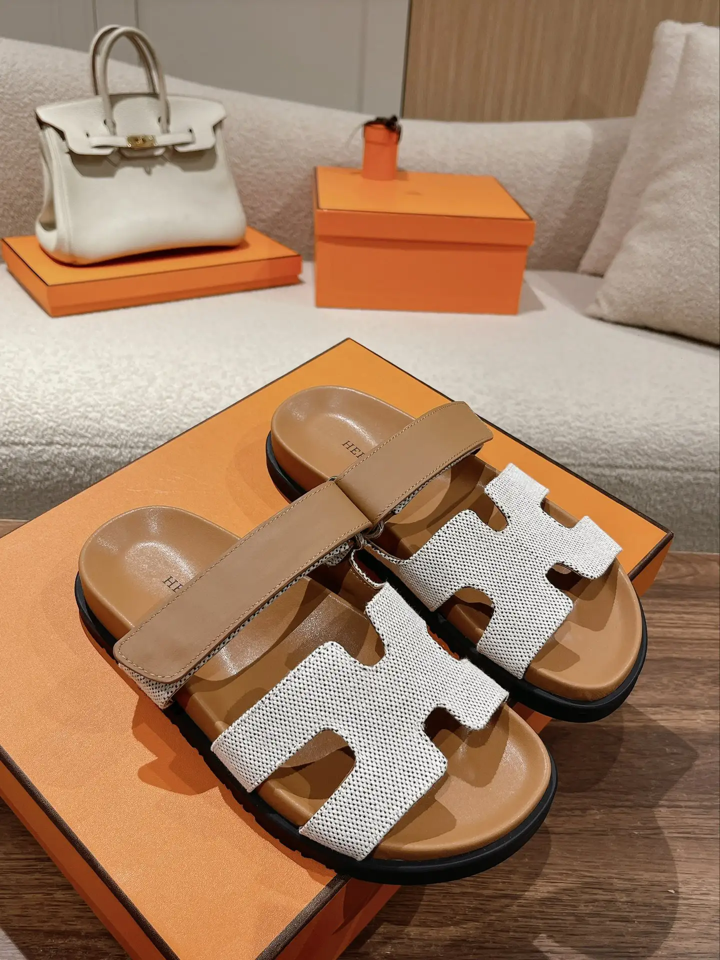 Hermes Couple Slacker Sandals image 1