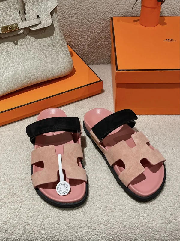 Hermes Couple Slip-on Sandals Chip Sensing Version image 1