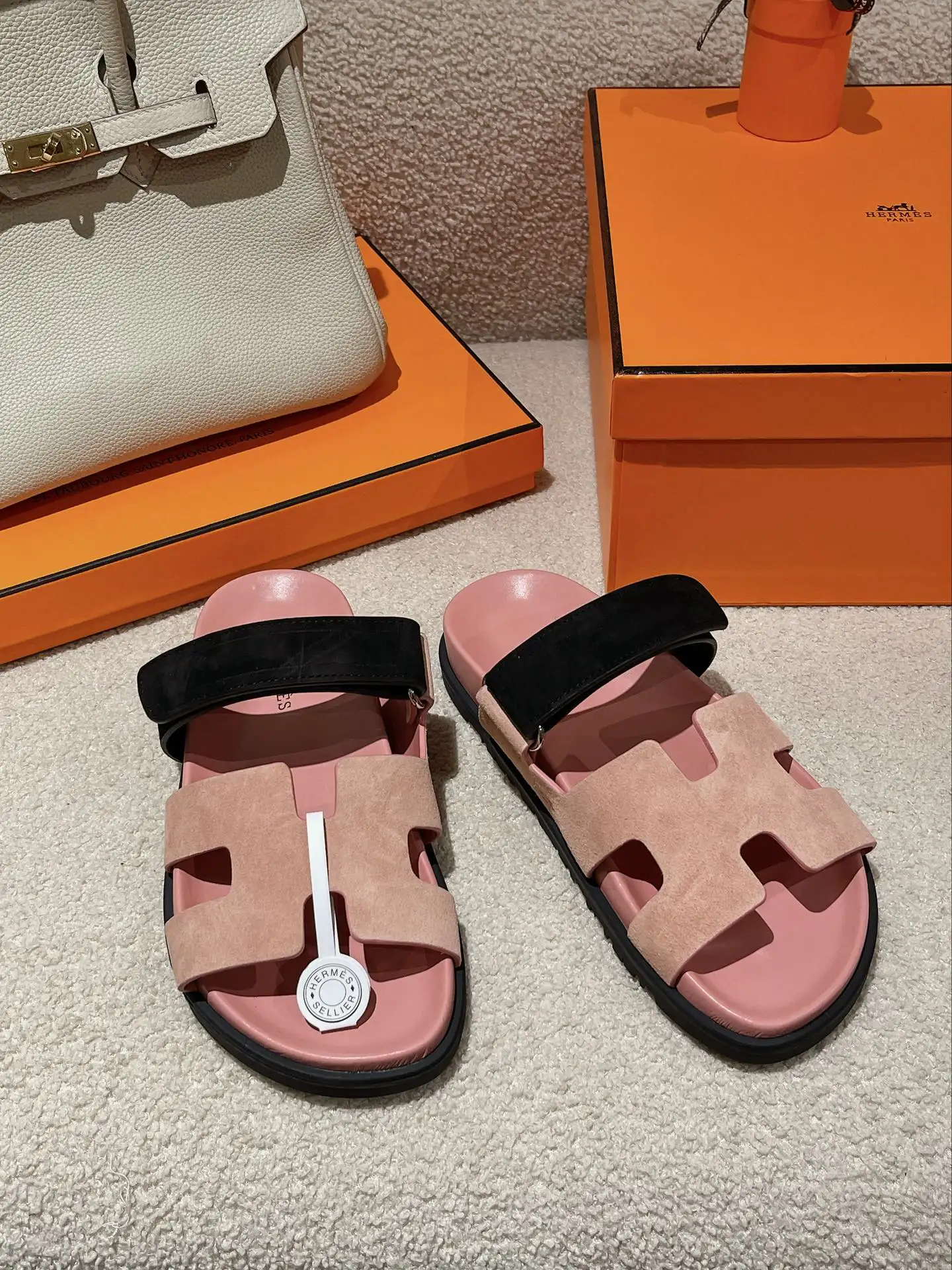 Hermes Couple Slip-on Sandals Chip Sensing Version image 1