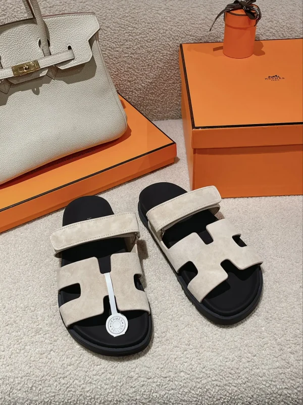 Hermes Couple Slip-On Sandals Chip Sensor Version image 1