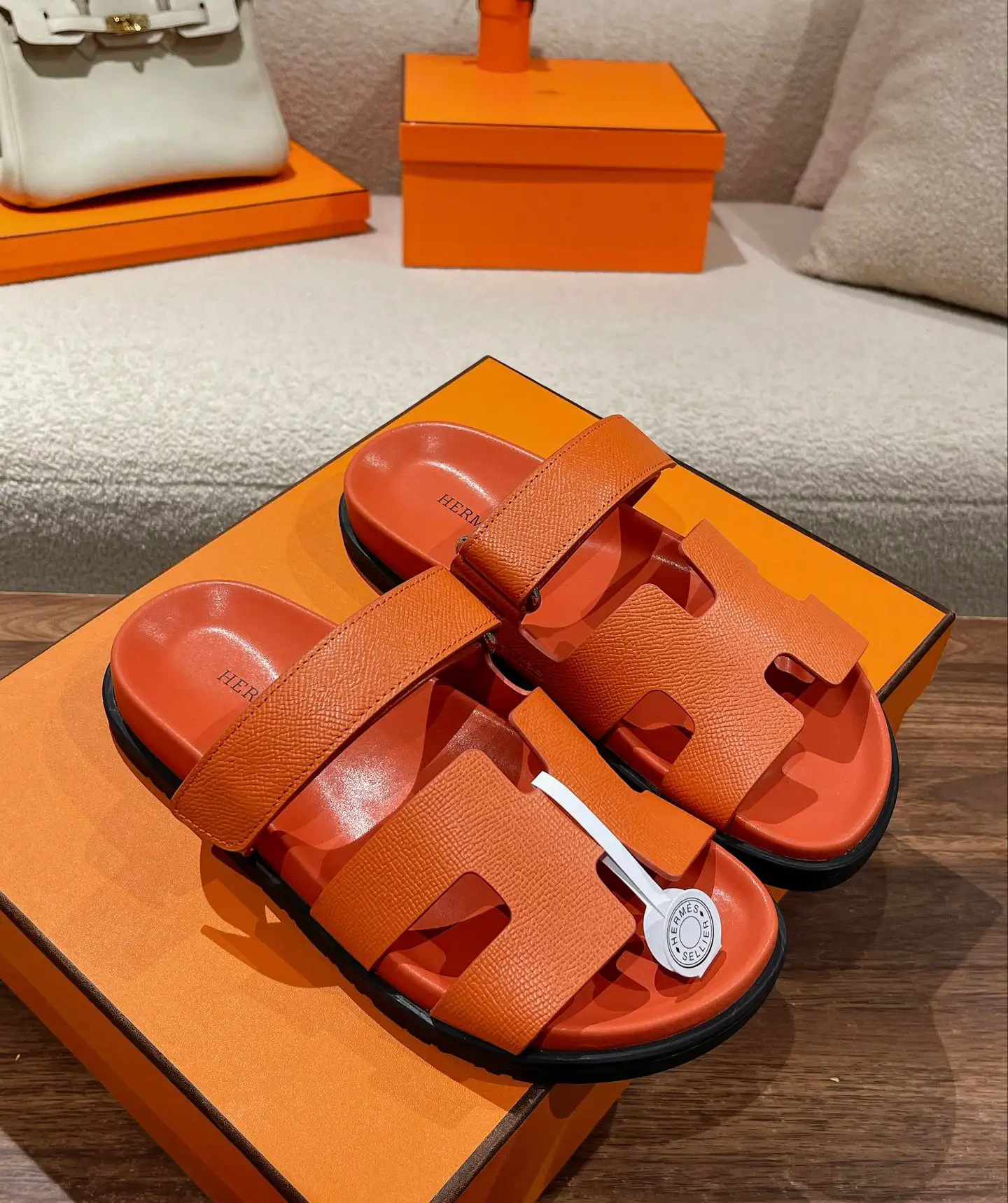 Hermes Unisex Slacker Sandals image 1